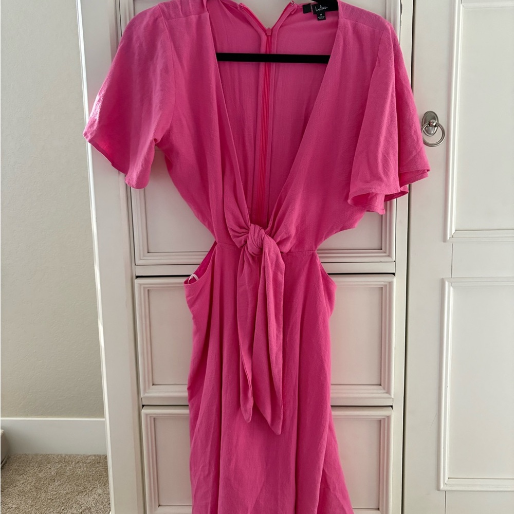 Lulu's Vibrant Pink Dress